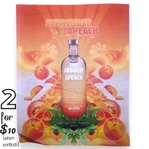 🔵[Absolut Vodka] SURRENDER TO APEACH Original 2005 Vintage Magazine Ad